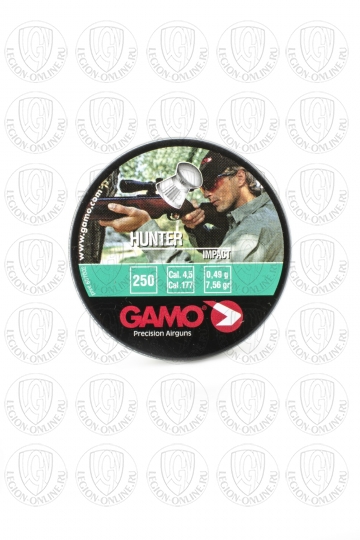Пули пневматические GAMO Hunter 250 шт. метал. уп. 0,49g 270051 Gamo